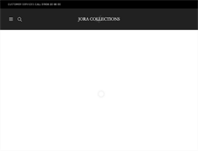 Tablet Screenshot of joracollections.com